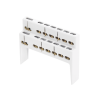 soporte + barra de conexion (12/24/36 mod) (12+2 entr.) ip40