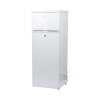 refrigerador combinado solar de 220l (7.7 ft3) 12/24v, alta capacidad, optimo para operación sin red eléctrica, rendimiento superior.