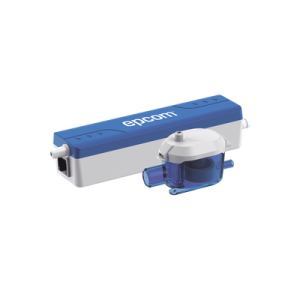 bomba de condensado bcon slim mini / ultra silenciosa 19 db(a) / altura descarga 7 m / caudal 12 l/h / capacidad tanque 35 ml / plug & play / 100 230v~ 50 60hz