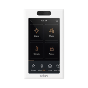 control de iluminación touch desde su pantalla en pared