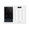 control touch desde su pantalla en pared, compatible con 3 cargas para controlar iluminacion.