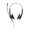 jabra biz 1500 duo, auricular profesional con cancelación de ruido, ideal para contact center con conexión usb (1559 0159)