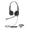 jabra biz 1500 duo, auricular profesional con cancelación de ruido, ideal para contact center con conexión usb (1559 0159)