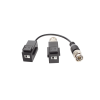 kit de transceptor (balluns) turbohd con boton push / hasta 8 mp (4k) / 100% cobre / soporta hd tvi / ahd / cvi / cvbs / audio por coaxitron / datos para menu de configurar de cámaras