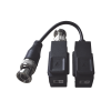 kit de transceptor (balluns) turbohd con boton push / hasta 8 mp (4k) / 100% cobre / soporta hd tvi / ahd / cvi / cvbs / audio por coaxitron / datos para menu de configurar de cámaras