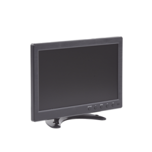 monitor 10.1" tft lcd ideal para colocar en vehículos o dvr/nvr. entradas de video hdmi, vga y rca (cvbs)