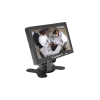 monitor 7" tft lcd ideal para colocar en vehículos o dvr/nvr. entradas de video hdmi, vga y rca (cvbs)