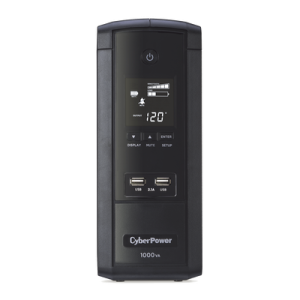 ups de 1000 va/600 w, topología línea interactiva, entrada 120 vca nema 5 15p, tipo torre, con 10 tomas nema 5 15r, 5 años de garantía