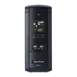 ups de 850 va/510 w, topología línea interactiva, entrada 120 vca nema 5 15p, tipo torre, con 10 tomas nema 5 15r, 5 años de garantía