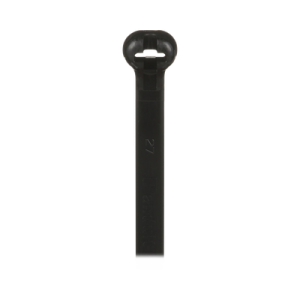 cincho dome top nylon 6.6, 378mm largo x 7mm ancho, color negro. paquete de 250 piezas