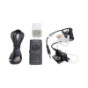 ptt inalámbrico bluetooth con tubo acústico para radios kenwood serie nx5000/3000