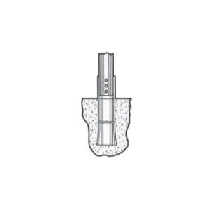 sistema de anclaje tipo "l" para torre autosoportada tbx 40 (juego de tres).