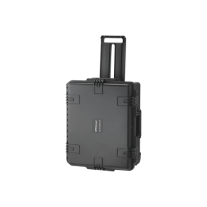 maletín de carcasa rígida, resistente al agua, de uso rudo con asa y ruedas, para transportar 8 sistemas de intercomunicación otto connect
