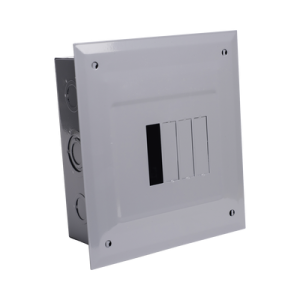 centro de carga para empotrar, 04 polos, 100 a, 1 fase 3 hilos, 120/240 v ac, 60hz