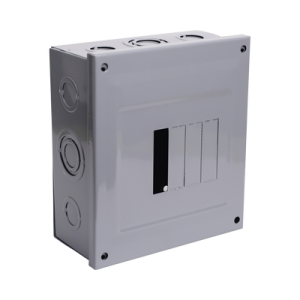 centro de carga para sobreponer, 04 polos, 100 a, 1 fase 3 hilos, 120/240 v ac, 60hz