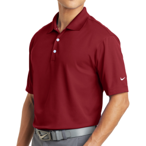 playera polo dri fit color rojo obscuro para hombre