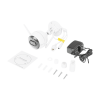 bala ip 2 megapíxel / wi fi / doble lente / colores en oscuridad / deteccion de personas o vehículos / cruce de línea / intrusión a un área / audio de dos vías / luz estroboscópica / sirena / microsd