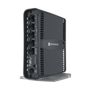 (hap ax2) router inalámbrico wi fi 6 160mw de potencia, 5 puertos gigabit, port 1 poe in/out