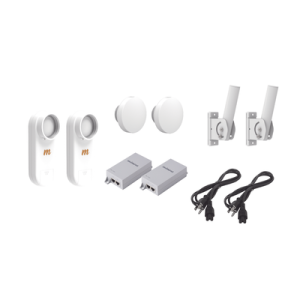 kit de 2 radios c5x con 2 antenas de (12 dbi), rango de frecuencia extendida (4.9 a 6.4 ghz), incluye inyector poe, cable de alimentación y 2 fleximount xl para alineación, distancia de hasta 3 km