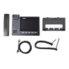 teléfono ip ejecutivo para 6 líneas sip con video conferencia hd720, pantalla multi touch, voz hd y conferencia de 10 vías con soporte para poe