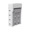 nodo de distribución cnwave v5000, 60 ghz (frecuencia libre), antena integrada 22.5 dbi de 280º, 15.2 gbps, hasta 30 nodos cliente