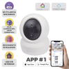 mini cámara ip pt 2 megapíxel / wi fi / seguimiento inteligente / audio de dos vías / notificación push / ranura para memoria / uso en interior