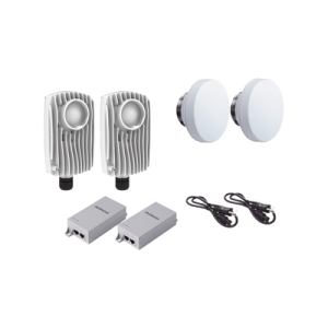 kit de 2 radios c6x con 2 antenas de (12 dbi), rango de frecuencia extendida (4.9 a 6.4 ghz), incluye inyector poe, cable de alimentación y 2 fleximount xl para alineación, distancia de hasta 3 km