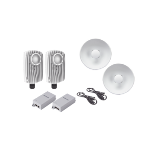 kit de 2 radios c6x con 2 antenas de (25 dbi), rango de frecuencia extendida (5.1 a 6.4 ghz), incluye inyector poe, cable de alimentación y 2 fleximount xl para alineación, distancia de hasta 3 km