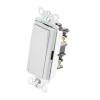 switch un solo polo 15 amp gris