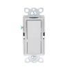 switch un solo polo 15 amp gris