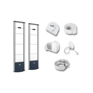 kit de arcos eas para protección de ropa, botellas, con accesorios rx, tx 8.2 mhz hasta 1.8 m