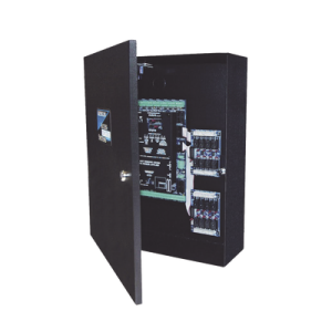 controlador de acceso con gabinete / 4 lectoras / doble procesador / +50 formatos de tarjetas compatibles / 45,000 tarjetas