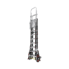 escalera de fibra de vidrio con jaula de 8' 14' (2.44 4.27 m). con ajuste en ruedas (ratchet™ leveler) (sku:18515 817).