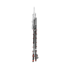 escalera de fibra de vidrio con jaula de 8' 14' (2.44 4.27 m). con ajuste en ruedas (ratchet™ leveler) (sku:18515 817).