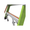 escalera fija de 8' (2.4m) de fibra de vidrio con jaula y peldaños de aluminio. (sku:19708 146).