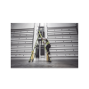 escalera fija de 8' (2.4m) de fibra de vidrio con jaula y peldaños de aluminio. (sku:19708 146).