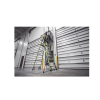 escalera fija de 8' (2.4m) de fibra de vidrio con jaula y peldaños de aluminio. (sku:19708 146).