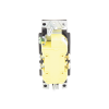 tomacorriente, receptaculo convencional 120v, 15a, color negro.
