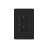tomacorriente, receptaculo convencional 120v, 15a, color negro.