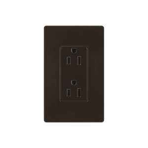 tomacorriente 120v/15a color cafe