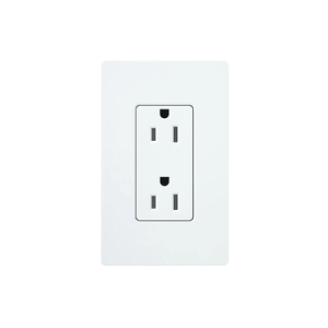 tomacorriente receptáculo convencional 120v, 15a, color blanco.