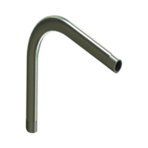 codo de 90° de 1 1/4" (32mm) pared gruesa con rosca galvanizado etiqueta amarilla