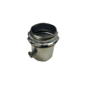conector 2" (52mm) pared delgada con tornillo galvanizado etiqueta verde