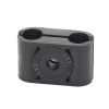 paquete de 10 sujetadores plasticos para cable coaxial de 1/2"