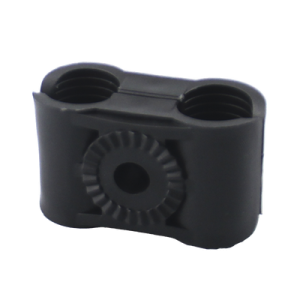 paquete de 10 sujetadores plasticos para cable coaxial de 1/2"