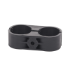 paquete de 10 sujetadores plasticos para cable coaxial de 2 1/4"