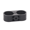 paquete de 10 sujetadores plasticos para cable coaxial de 2 1/4"