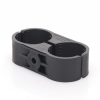 paquete de 10 sujetadores plasticos para cable coaxial de 2 1/4"