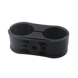 paquete de 10 sujetadores plasticos para cable coaxial de 2 1/4"