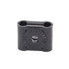 paquete de 10 sujetadores plasticos para cable coaxial de 3/8"